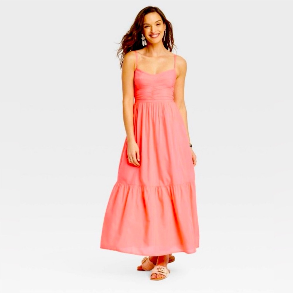 Coral Maxi Dress